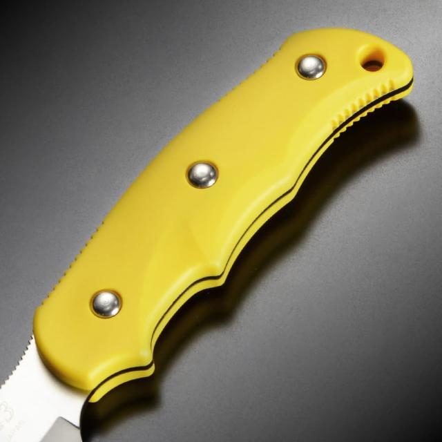 G・SAKAI アウトドアナイフ NEWサビナイフ3 直刃 イエロー[gssabi3ys] G・SAKAI アウトドアナイフ NEWサビナイフ3 直刃 イエロー[gssabi3ys