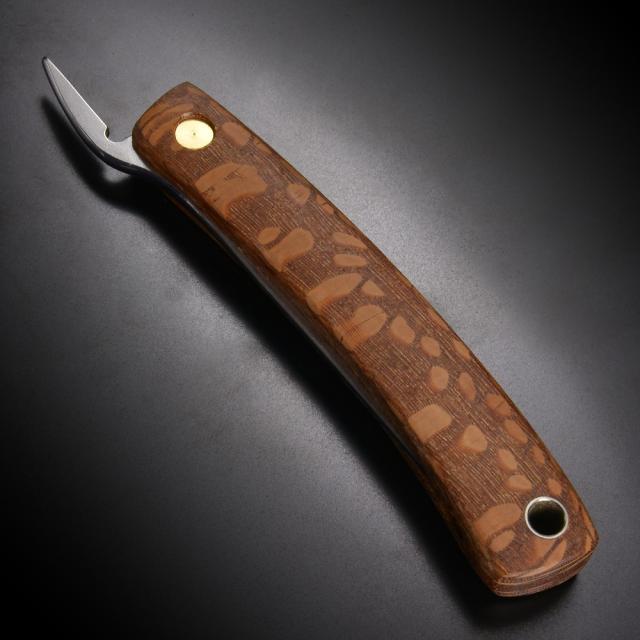 後藤渓 イカ締めツール 肥後守型 カスタムナイフ 天然木材ハンドル レースウッド Hg の通販はau Pay マーケット レプマート