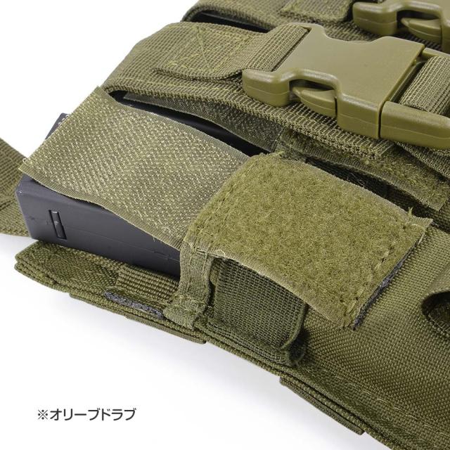 CONDOR SMGマガジンポーチ MP5他 トリプル MA37 [ ブラック ][ma37002