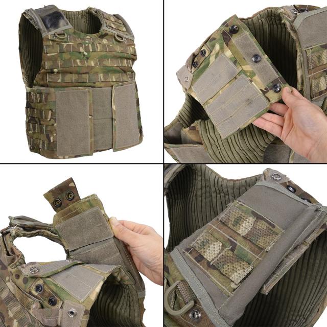 イギリス軍放出品 オスプレイ MK4 ボディアーマー 本体のみ MTP迷彩 小サイズ [ 170/100 / 可 ][ma604505]_4