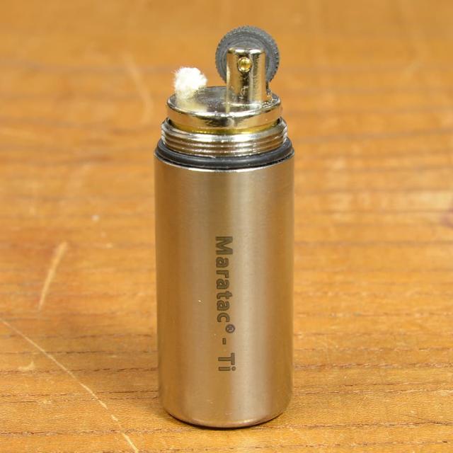 MARATAC ライター Peanut XL Lighter 防水 キーホルダー [ チタン