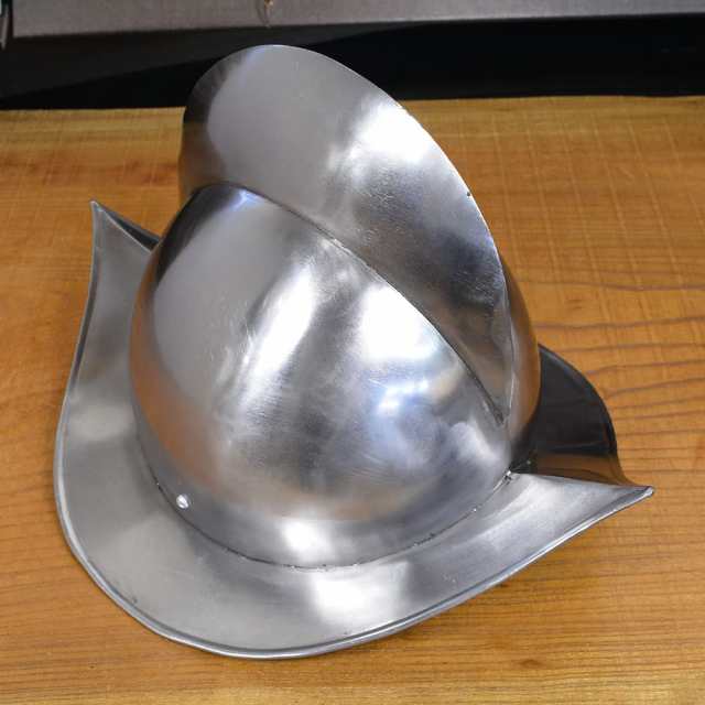 西洋甲冑  モリオンヘルメット スペイン軍 歩兵用 鉄兜[ra05631]の通販は