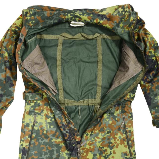 ドイツ軍放出品 カバーオール 戦車兵用 フレクターカモ 裏地無し [ 185