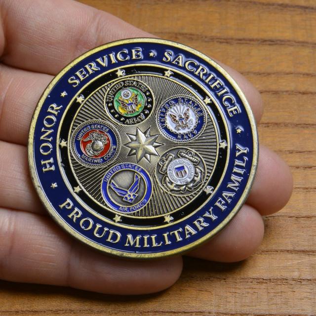 チャレンジコイン 紋章 アメリカ五軍 国防総省 記念メダル