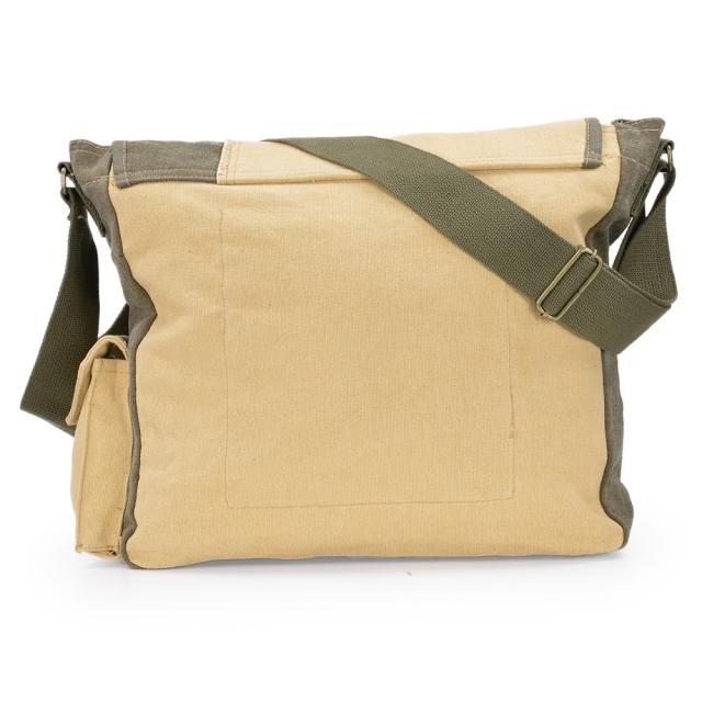 ROTHCO ショルダーバッグ ヴィンテージキャンバス ツートンカラー [ オリーブドラブ&タン ][ro9248odt]
