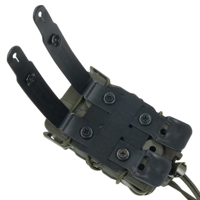 HSGI ライフル&amp;拳銃用マグポーチ TACO V2 ダブルデッカー M4/AK/7.62mm/9mm/45口径 ポリマー 16DD01 [ ブラック ][16dd01bk]_5