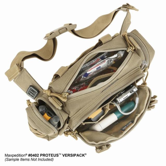 MAXPEDITION ウエストバッグ Proteus Versipack 0402 [ カーキ ][402k