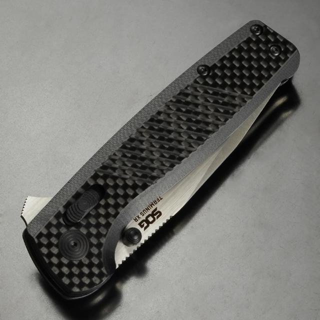 SOG 折りたたみナイフ Terminus XR S35VN 独自ロック機構 TM1025BX