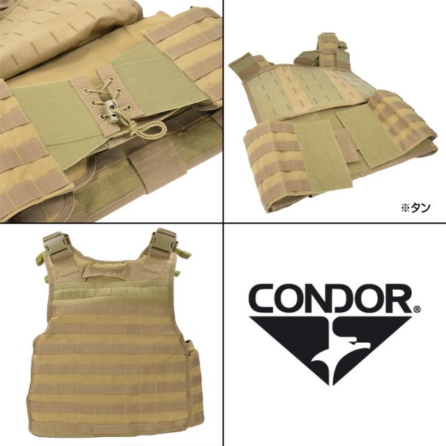 CONDOR プレートキャリア DEFENDER ディフェンダー DFPC [ ブラック
