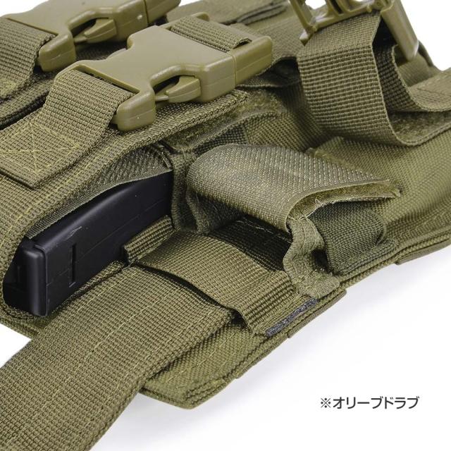 CONDOR SMGマガジンポーチ MP5他 トリプル MA37 [ ブラック ][ma37002