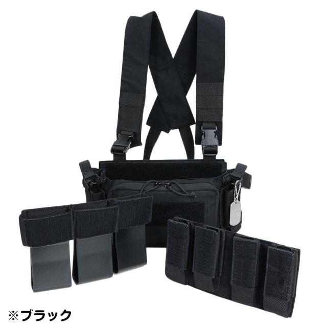 REPSGEAR チェストリグ D3CRM マガジンインサート付属 AR/SMG対応 PTVT03 [ レンジャーグリーン ][ptvt03rg]_5