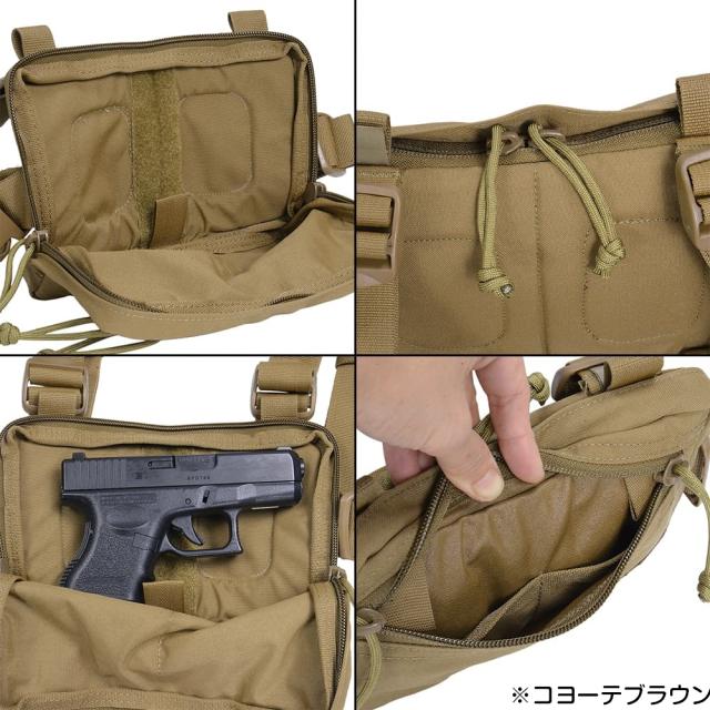 HILL PEOPLE GEAR スナッビーキットバッグ 小型 チェストバッグ [ レンジャーグリーン ] SNUBBY KIT Hill People Gear | Real use gear for backcountry travelers
