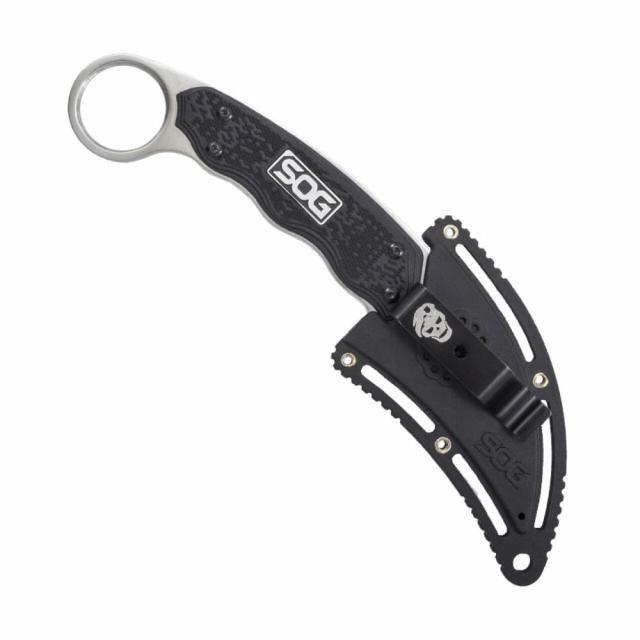 SOG カランビットナイフ GAMBIT ギャンビット 固定刃 シース付き