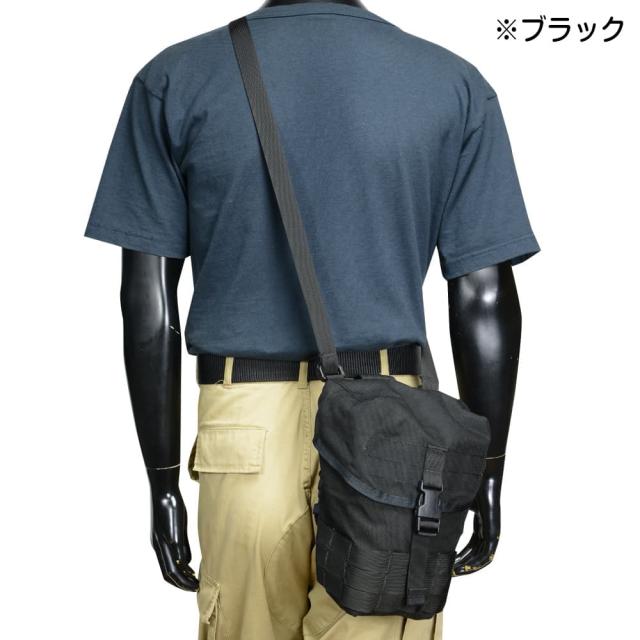 High Speed Gear ガスマスクポーチ V2 ドロップレッグ ショルダーポーチ [ マルチカムブラック ][ra05517] High Speed Gear ガスマスクポーチ V2 ドロップレッグ ショルダー