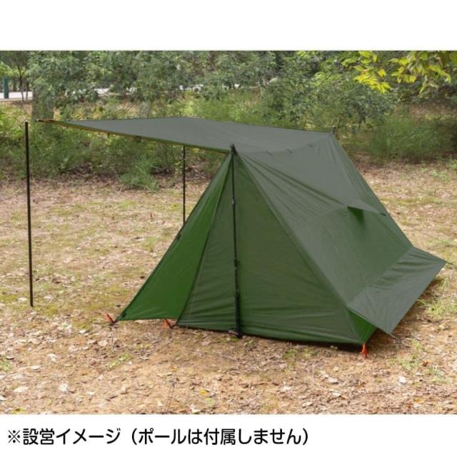 パップテント 軍幕 ポリエステル製 ペグ&固定用ロープ付き [ ブラウン ][ra11910] パップテント 軍幕 ポリエステル製 ペグ&固定用ロープ付き [ ブラウン