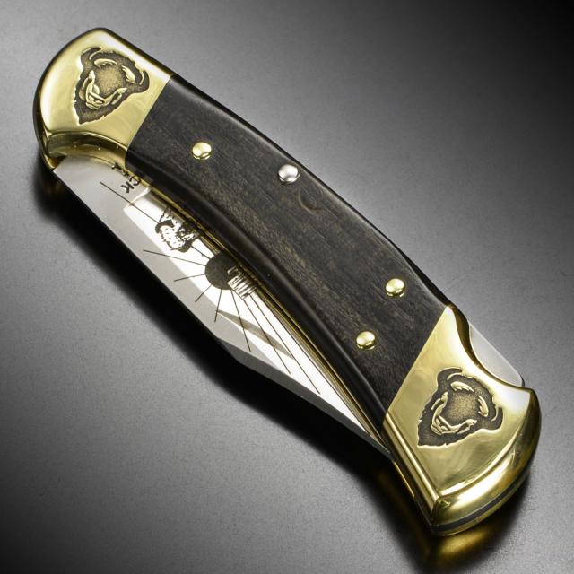 BUCK 折りたたみナイフ 112 限定品 イエローホースカスタム