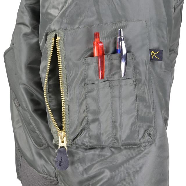 Rothco フライトジャケット MA-1 [ セージグリーン / Lサイズ