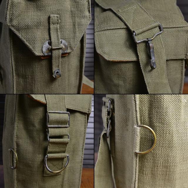 ベルギー軍放出品 ガスマスクバッグ スリムタイプ M51ガスマスク