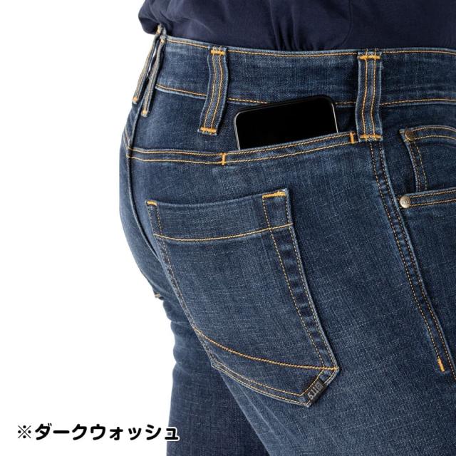 5.11 Tactical ストレッチジーンズ Defender メンズ スリムフィット 74465 [ 32×30 / ティンテッドウォッシュ ][74465585w32l30]_6