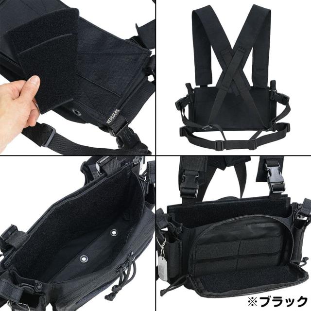 REPSGEAR チェストリグ D3CRM マガジンインサート付属 AR/SMG対応 PTVT03 [ レンジャーグリーン ][ptvt03rg]_6