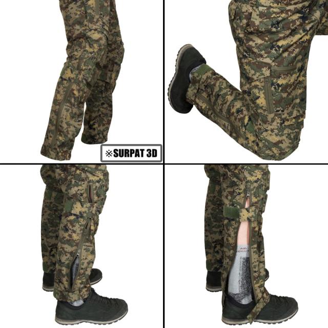 SRVV コンバットパンツ TRIARIUS EVO ニーパッド内蔵 リップストップ生地 ロシア製 [ SURPAT Savanna / 50/5 ][ra13187]_6