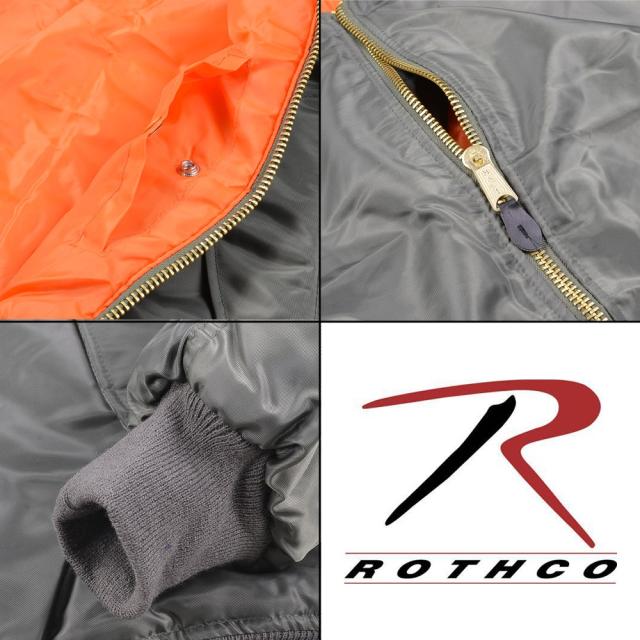 Rothco フライトジャケット MA-1 [ セージグリーン / Lサイズ ][ro7323l] Rothco フライトジャケット MA-1 [ セージグリーン / Lサイズ