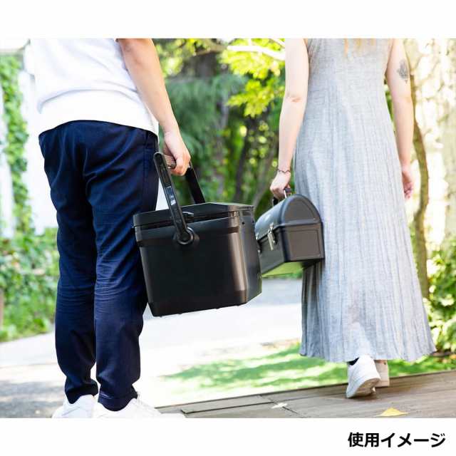 STANLEY クーラーボックス OUTDOOR COOLER キャリングハンドル付き [ ブラック / 15.1L  ][s1001623192]｜au PAY マーケット