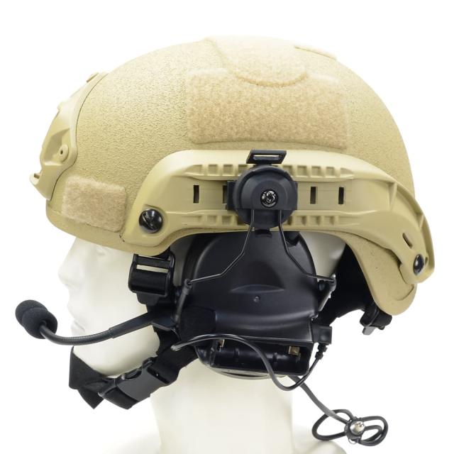 WADSN ヘッドセット Comtac II ヘルメットアダプター付き Ver.1 WZ031[wz031bk]_6