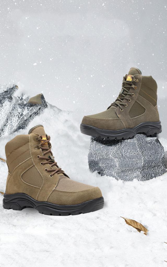 メンズスノーブーツ 防寒ブーツ ウインターブーツ ミドルブーツ 雪靴