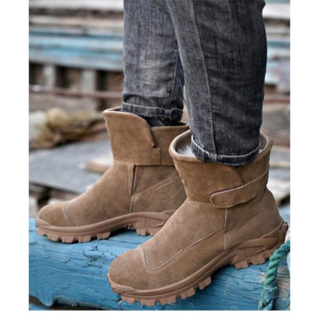 安全靴 メンズ レディース ワークブーツ ハイカット 裏ボア つま先保護