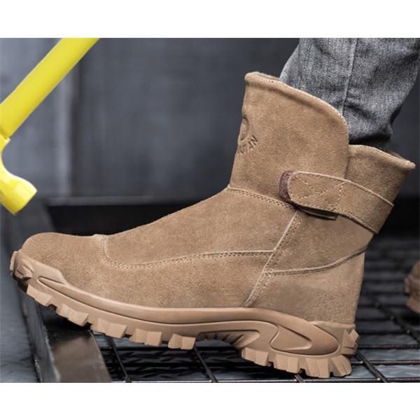 安全靴 メンズ レディース ワークブーツ ハイカット 裏ボア つま先保護