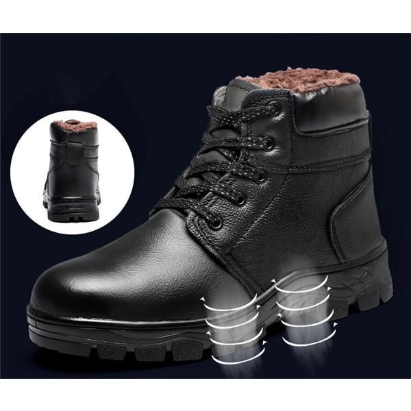 安全靴 メンズ レディース ワークブーツ 裏ボア ハイカット つま先保護