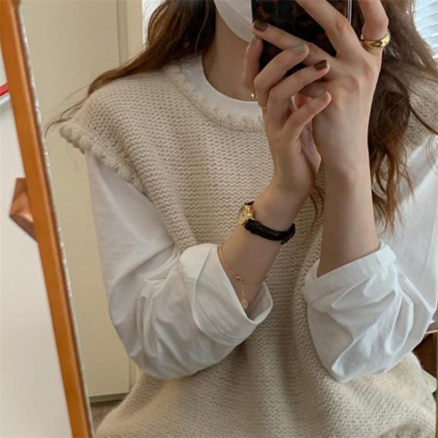 ニットベスト ベスト レディース 春 秋 40代 ニット タンクトップ トップス 着回し 薄手 トップス 体型カバー 重ね着 ノースリーブ 春コーデ ニットベスト ベスト レディース 春 秋 冬 40代 ニット タンク