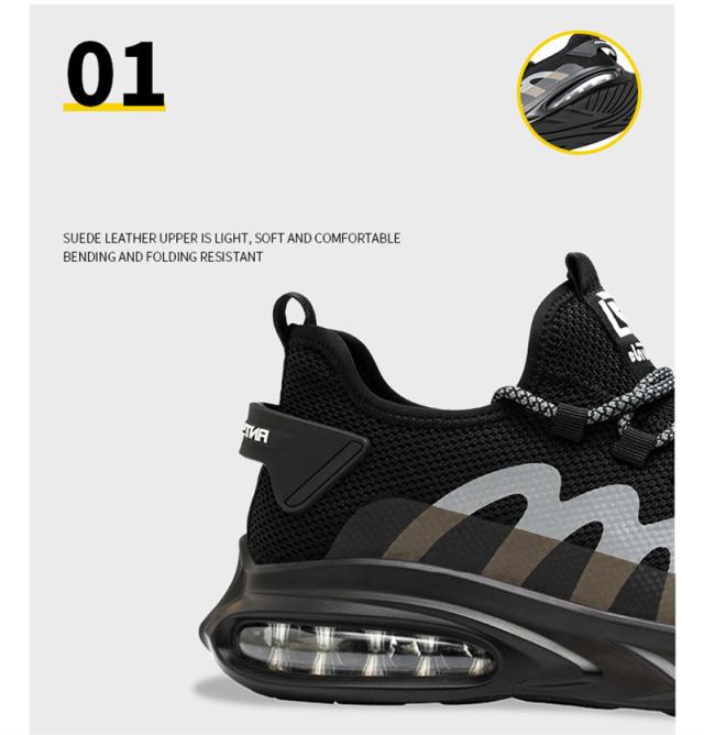 超人気 安全靴 作業靴 メンズ レディース メッシュ 先芯入 つま先保護 踏み抜き防止 耐磨耗 軽量 通気 軽い 大きい 靴 滑りにくい 作業用品 シューズ 靴