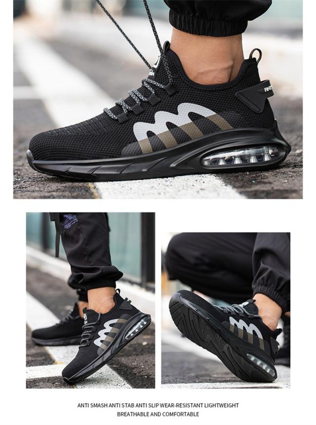 超人気 安全靴 作業靴 メンズ レディース メッシュ 先芯入 つま先保護 踏み抜き防止 耐磨耗 軽量 通気 軽い 大きい 靴 滑りにくい 作業用品 シューズ 靴