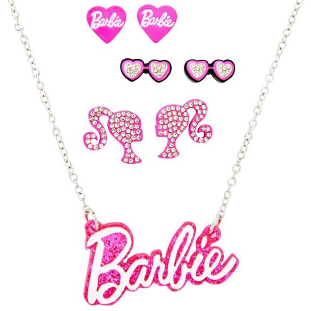 バービー ジュエリーセット ネックレス ピアス 衣装 barbie 大人 ハロウィン 映画 Barbieの通販は