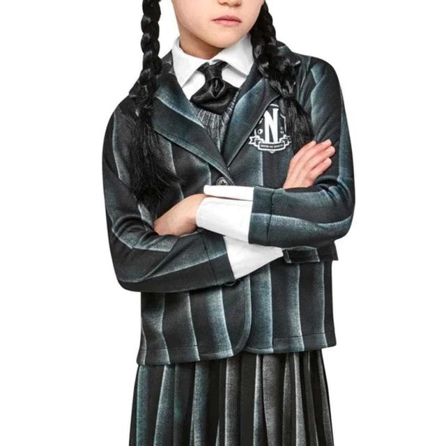 Wednesday ウェンズデー コスプレ ハロウィン フルセット 高品質 実物撮影 ウェンズデー Wednesday ドレス アダムス