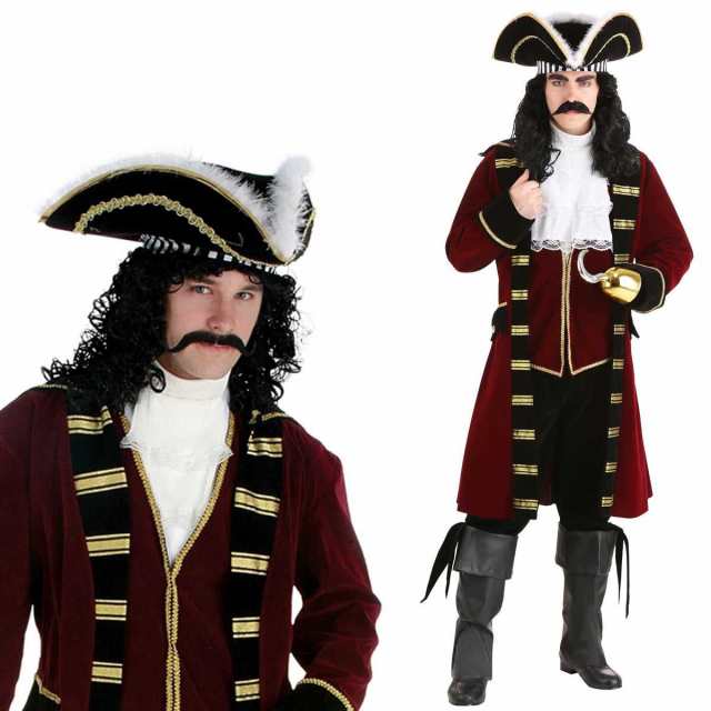 ピーターパン フック船長 衣装 大人 海賊 コスプレ ハロウィン Captain