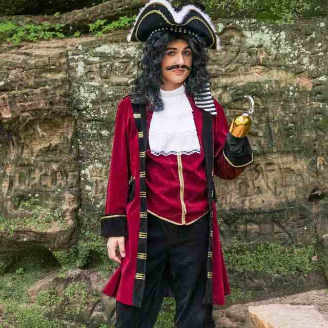 ピーターパン フック船長 衣装 大人 海賊 コスプレ ハロウィン Captain 