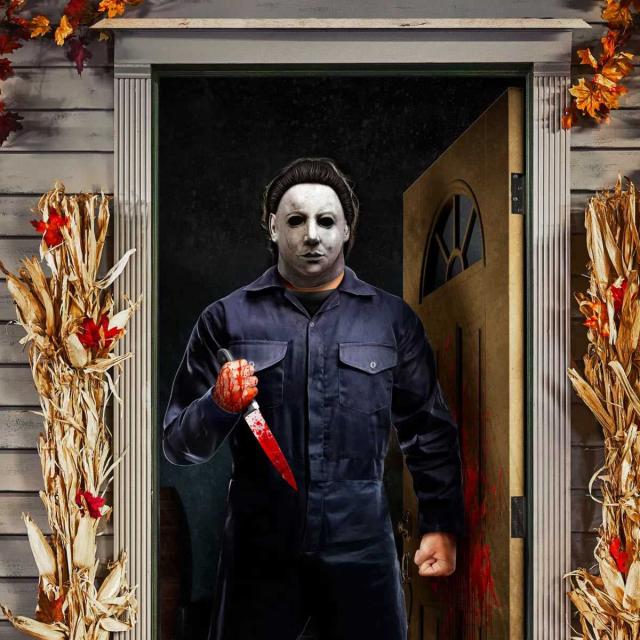 ハロウィン　マイケルマイヤーズ　台座付き Amazon.co.jp: Trick Or Treat Studios ハロウィン II マイケル