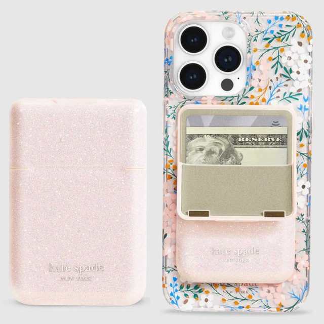 ケイトスペード スマホ カードケース MagSafe対応 iPhone カードホルダー ブランド おしゃれ kate spade