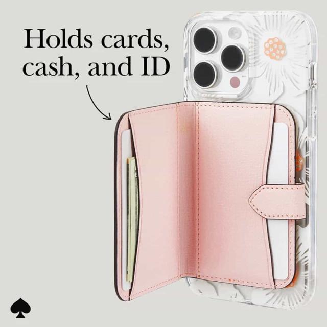 新品⭐︎ケイトスペード iPhone15 手帳型 スマホケース ピンク