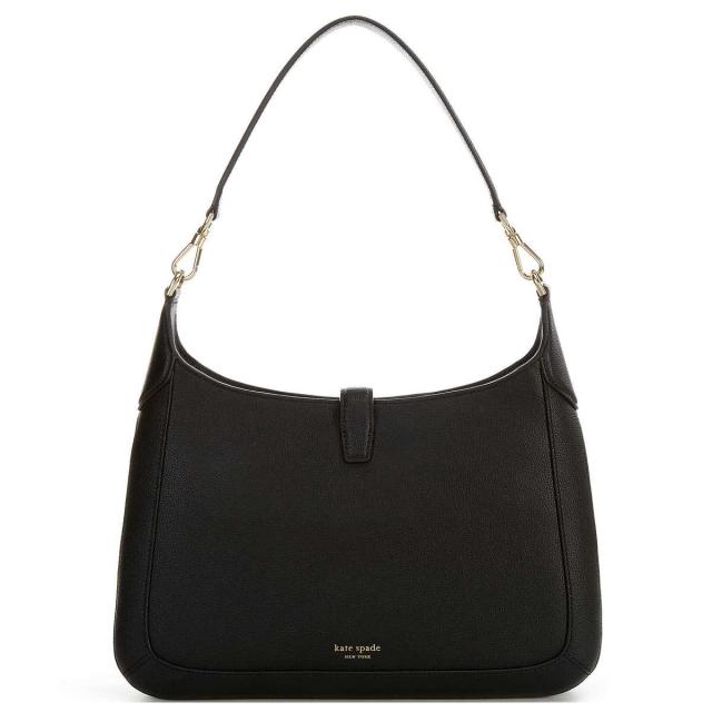 ケイトスペード トートバッグ ブラック レザー A4収納 肩がけ 通学