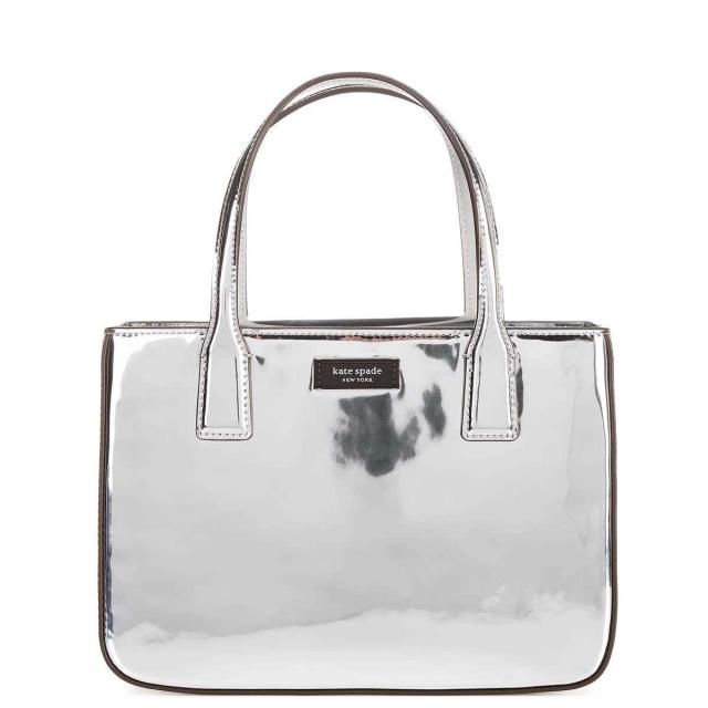 ケイトスペード トートバッグ レディース ブランド メタリック ショルダーバッグ 2way ファスナー付き 小さめ Kate Spade New York