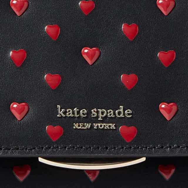 送料無料 ケイトスペード ショルダーバッグ 新品 小さめ 斜め掛け 大人 ブランド 本革 ハート Kate Spade New York