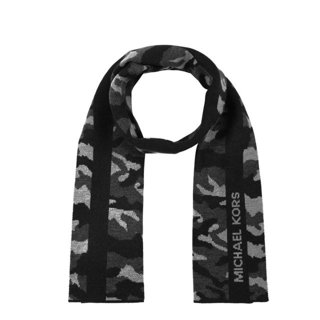 送料無料 マイケルコース マフラー メンズ ブランド 迷彩 おしゃれ ボリューム ロング プレゼント Michael Kors