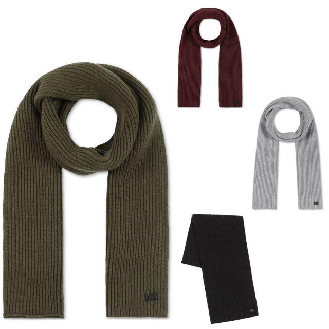 送料無料 マイケルコース マフラー メンズ ブランド 黒 おしゃれ ボリューム ロング プレゼント Michael Korsの通販は 20,000円