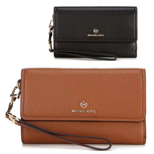 送料無料 マイケルコース 財布 スマホショルダーバッグ スマホポーチ レディース ブランド 本革 新品(中古ではありません） Michael Kors