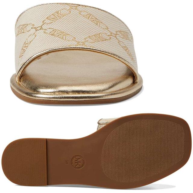 送料無料 マイケルコース サンダル レディース ぺたんこ 歩きやすい