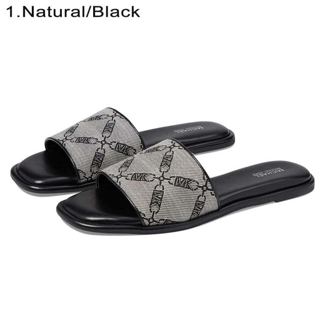 送料無料 マイケルコース サンダル レディース ぺたんこ 歩きやすい つっかけ 本革 ブランド 大きいサイズあり Michael Kors 送料無料 マイケルコース サンダル レディース ぺたんこ 歩きやすい